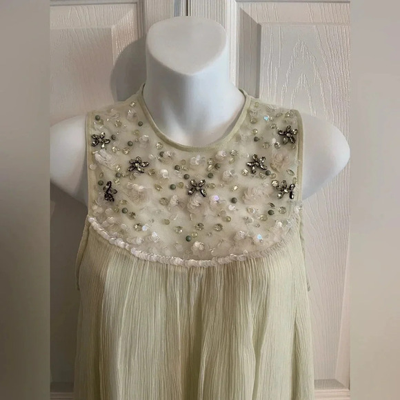 Urban Outfitters Kimchi Blue Mimi Embellished‎ Trapeze Mini Dress size S - Picture 7 of 14